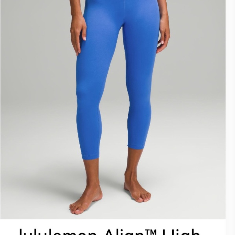 ❌SOLD❌lululemon athletica High-Rise Blue Leggings